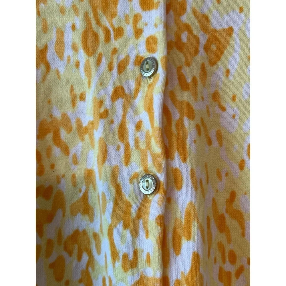 Sunshine Yellow Statement Cardigan – Cheerful Everyday Style Sweater EUC M #651